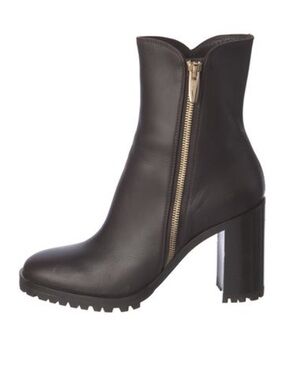 Gianvito Rossi Leather Mid-Calf Sock Boots